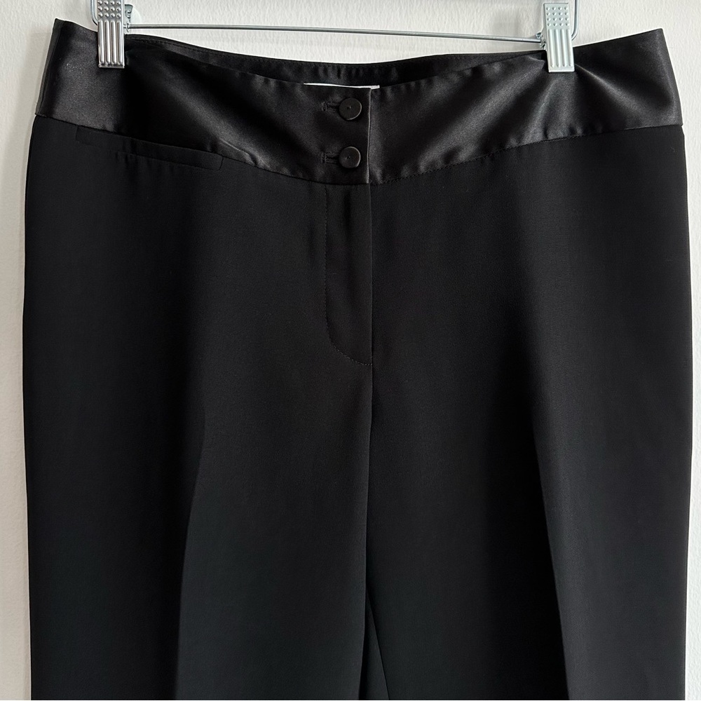 Calvin Klein Tuxedo Pants Black | Size 8 - Picture 2 of 5